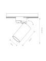 Світильник Nowodvorski Profile Mono GU10 10W IP20 Wh/Gold (7585) , 100023059