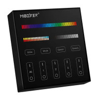 Панель управления Mi-light RGB/RGBW/CCT Touch контроллер 2,4G RF 4 зоны Black B4-В (BL4B)