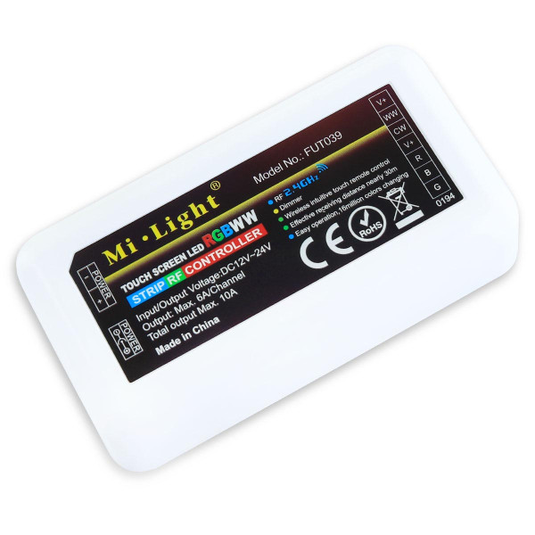 Контролер Mi-light RGB+CCT 10А -2,4G RF Wi-Fi 5 каналів FUT039 (ML039-RGB+CCT) , 100014053