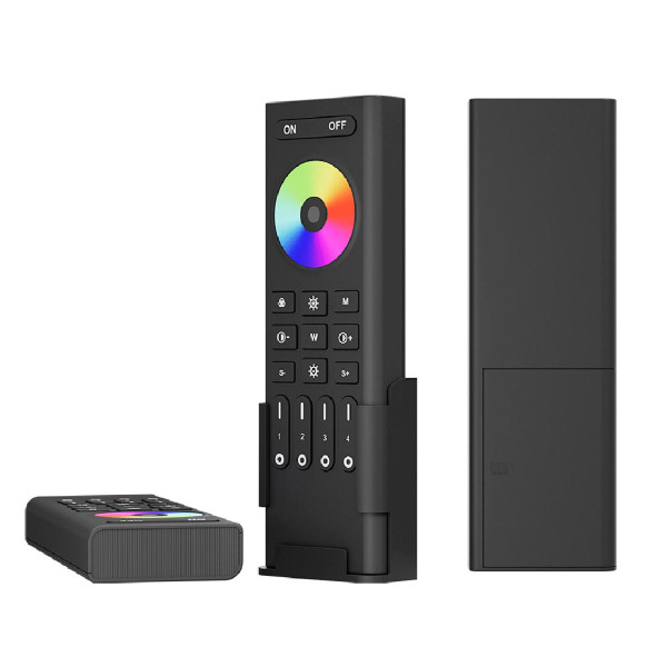 Пульт д/у Mi-light DIM+RGB+CCT 2,4G Touch 4-х зонный RF Black (RL03-RFB), 100024038