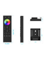 Пульт д/у Mi-light DIM+RGB+CCT 2,4G Touch 4-х зонный RF Black (RL03-RFB), 100024038