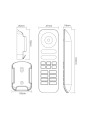 Пульт д/к Mi-light W/WW/RGB/RGBW/CCT 2,4G Touch 8 зон FUT089-B (RL089-B) , 100022631