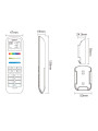 Пульт д/у Mi-light Smart Tunable white 2,4 GHz FUT100 (RL100), 100022689