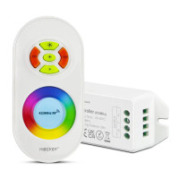 Пульт д/к + контролер Mi-light RGB 2,4G 10А RF DC12/24V (RLC042)