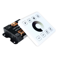 Диммер OEM 30A Touch  DC5-24V (15А 2 канал) белый (D-30A-Touch-V2-W)