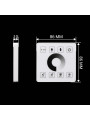 Диммер OEM 30A Touch DC5-24V (15А 2 канал) білий (D-30A-Touch-V2-W) , 100025594