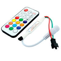 Контроллер SPI OEM Dream Color 12-24V RF пульт д/у 21 кнопка (SPI-RF-21)