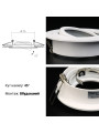 Светильник BIOM SP врезной для лампы MR16 белый (SP-01R-W-AL), 100025618
