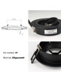Светильник BIOM SP врезной для лампы MR16 черный (SP-02R-B-AL), 100025619