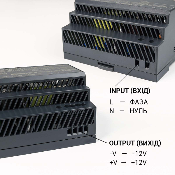 Блок питания Biom Professional DC12 150W 12,5A под DIN-рейку (BHDR-150-12), 100027982