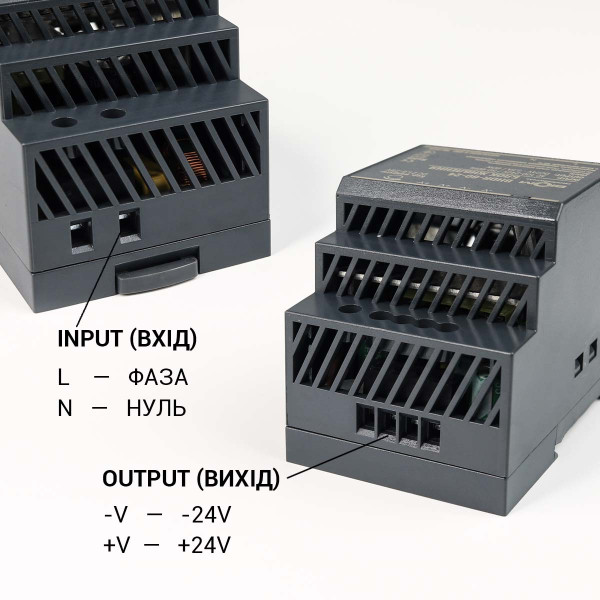Блок питания Biom Professional DC24 60W 2,5A под DIN-рейку (BHDR-60-24), 100027984