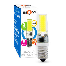 Светодиодная лампа Biom Capsule 5W 450Lm 4500K 220V E14 Clear (BG14-5-4-S)