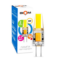 Светодиодная лампа Biom JC 3.5W 330Lm 3000K 220V G4 Clear (BG4-3,5-22-3-S)