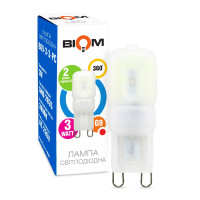 Светодиодная лампа Biom JC 3W 240Lm 3000K 220V G9 Frosted (BG9-3-3-PC)