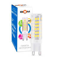 Світлодіодна лампа Biom JC 7W 630Lm 3000K 220V G9 Clear (BG9-7-3-Cr)