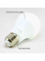 Светодиодная лампа Biom A60 8W 720Lm 4500K 220V E27 Frosted (BT-508), 100015360