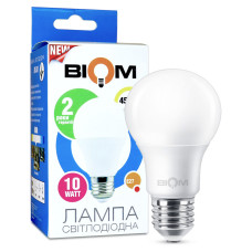 Светодиодная лампа Biom A60 10W 900Lm 4500K 220V E27 Frosted (BT-510)