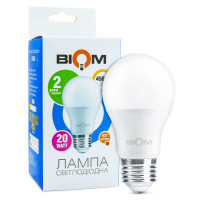 Светодиодная лампа Biom A80 20W 1800Lm 4500K 220V E27 Frosted (BT-520)