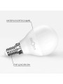 Светодиодная лампа Biom G45 4W 360Lm 4500K 220V E14 Frosted (BT-546), 100001416