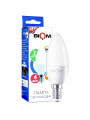 Светодиодная лампа Biom C37 4W 360Lm 3000K 220V E14 Frosted (BT-549), 100001423