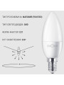 Светодиодная лампа Biom C37 4W 360Lm 3000K 220V E14 Frosted (BT-549), 100001423