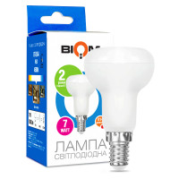 Светодиодная лампа Biom R50 7W 630Lm 4500K 220V E14 Frosted (BT-554)
