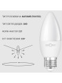 Світлодіодна лампа Biom C37 7W 630Lm 3000K 220V E27 Frosted (BT-567) , 100001425