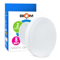 Светодиодная лампа Biom 8W 720Lm 4500К 220V GX53 матова (BT-595)