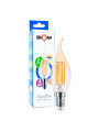 Светодиодная лампа Biom филамент BA35 4W 360Lm 2300-2500K 220V E14 Clear (Amber) (FL-415), 100012271