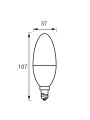 Світлодіодна лампа LEDVANCE Smart WI-FI B40 5W 470Lm 2700-6500K 230V E14 Матовий (Frosted) (4058075485556) , 100024164
