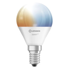 Светодиодная лампа LEDVANCE Smart WI-FI P40 5W 470Lm 2700-6500K 230V E14 Матовый (Frosted) (4058075485617)