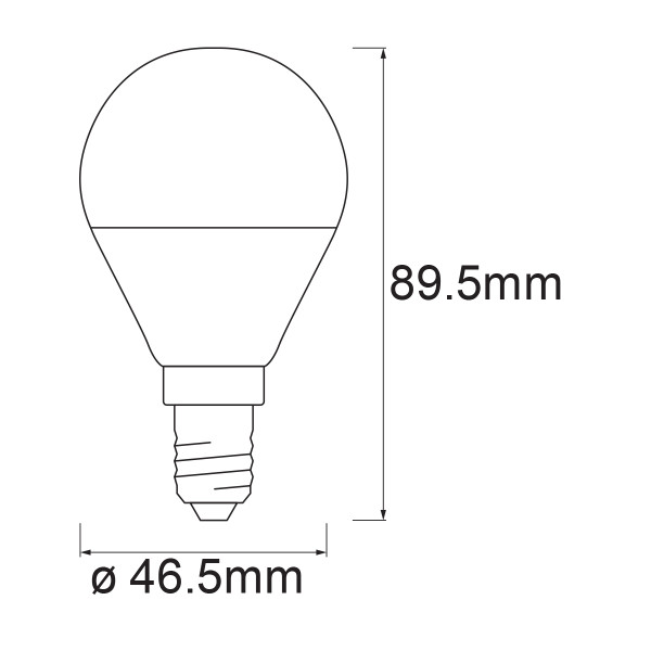 Світлодіодна лампа LEDVANCE Smart WI-FI P40 5W 470Lm 2700-6500K 230V E14 Матовий (Frosted) (4058075485617) , 100024165