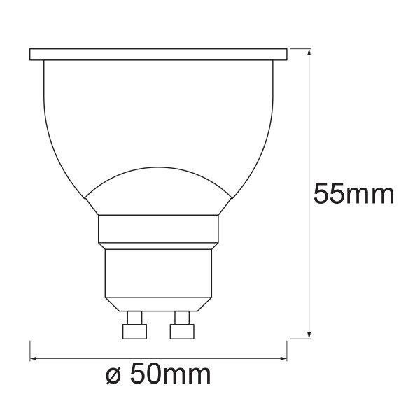 Светодиодная лампа LEDVANCE Smart WI-FI PAR16 5W 350Lm 2700-6500K 230V GU10 Рефлектор (4058075485679), 100024167