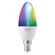 Светодиодная лампа LEDVANCE Smart WI-FI B40 5W 470Lm RGBW + 2700-6500K 230V E14 Матовый (Frosted) (4058075485938) коробка 3 шт