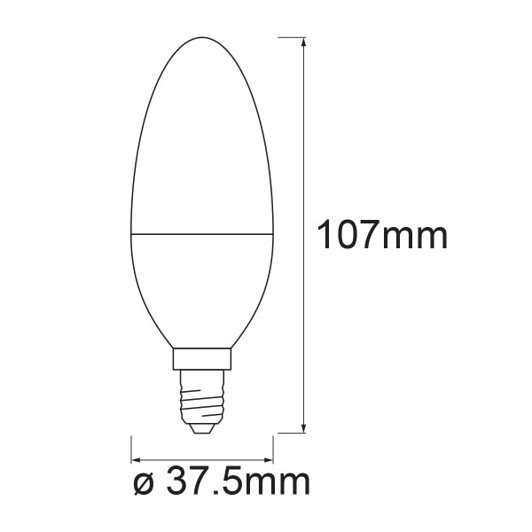 Светодиодная лампа LEDVANCE Smart WI-FI B40 5W 470Lm RGBW + 2700-6500K 230V E14 Матовый (Frosted) (4058075485938) коробка 3 шт, 100024162