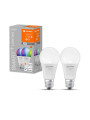 Светодиодная лампа LEDVANCE Smart WI-FI A60 9W 806Lm RGBW + 2700-6500K 230V E27 Матовый (Frosted) (4058075521438) коробка 2 шт, 100024158