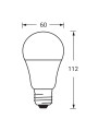 Светодиодная лампа LEDVANCE Smart WI-FI A60 9W 806Lm RGBW + 2700-6500K 230V E27 Матовый (Frosted) (4058075521438) коробка 2 шт, 100024158