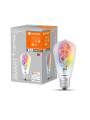 Світлодіодна лампа LEDVANCE Smart WI-FI Edison Filament ST64 4,5W 300Lm RGBW + 2700K 230V E27 Прозорий (Clear) (4058075609914) , 100024157