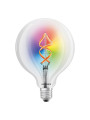 Світлодіодна лампа LEDVANCE Smart WI-FI Globe G125 4,5W 300Lm RGBW + 2700K 230V E27 Прозорий (Clear) (4058075609938) , 100024168