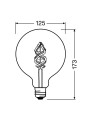Світлодіодна лампа LEDVANCE Smart WI-FI Globe G125 4,5W 300Lm RGBW + 2700K 230V E27 Прозорий (Clear) (4058075609938) , 100024168