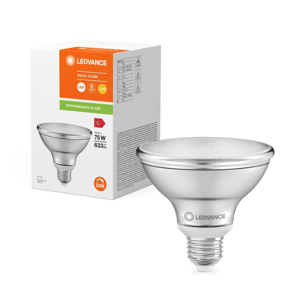 Світлодіодна лампа LEDVANCE LED Reflector DIM PAR30 10W 633Lm 2700K 230V E27 Рефлектор (4099854071195) , 100024129