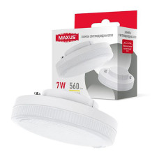 Светодиодная лампа MAXUS AR111 7W 560Lm 4100K 220V GX53 Frosted (1-GX53-7W)