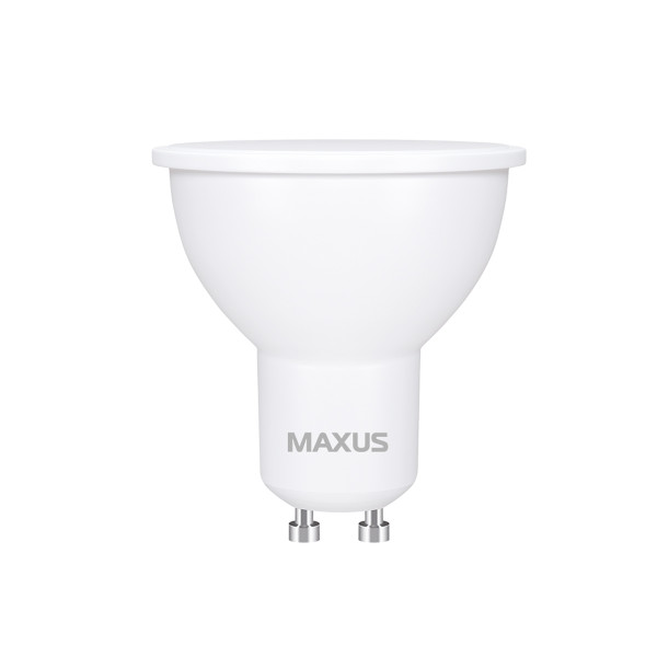 Светодиодная лампа MAXUS MR16 7W 735Lm 3000K 220V GU10 Frosted (1-LED-721), 100014336