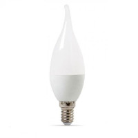 Світлодіодна лампа MAXUS C37 6W 600Lm 4100K 220V E14 Frosted (1-LED-739)