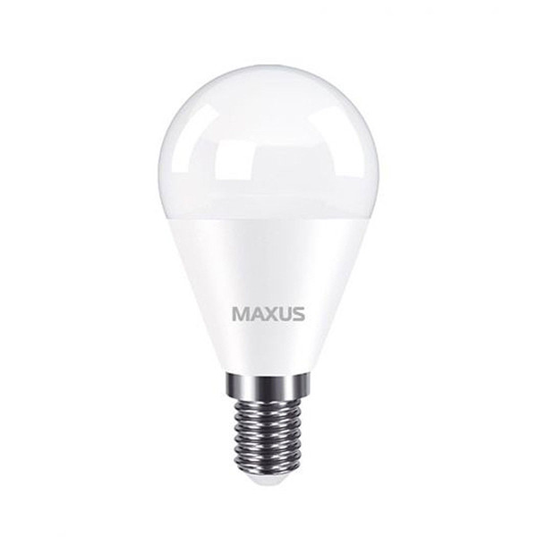 Светодиодная лампа MAXUS G45 5W 500Lm 4100K 220V E14 Frosted (1-LED-744), 100021178