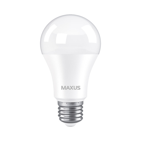Светодиодная лампа MAXUS A60 10W 1050Lm 4100K 220V E27 Frosted (1-LED-776), 100014308