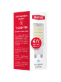 Светодиодная лампа MAXUS JCD 4W 400Lm 4100K 220V G9 Clear (1-LED-790), 100023495