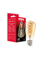 Світлодіодна лампа MAXUS філамент ST64 FM 6W 420Lm 2400K 220V E27 Golden Deco (1-MFM-7164) , 100023515