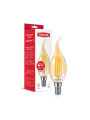 Світлодіодна лампа MAXUS філамент C37 4W 2700K 220V E14 Golden (1-MFM-731) , 100020344