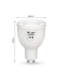 Светодиодная лампа Mi-light MR16 5W GU10 2700-6500K DIM 86-265V FUT011 (LL011-CCT), 100020339